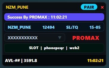 Live Booking Result 9